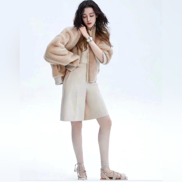 AUTHENTIC Max Mara Teddy Bomber 0 - Picture 11 of 12